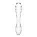 Двосторонній скляний дилдо Satisfyer Dazzling Crystal 1 Transparent, дуже міцний, без стопера - Фото №4