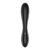 Двосторонній скляний дилдо Satisfyer Dazzling Crystal 1 Black, дуже міцний, без стопера - Фото №4
