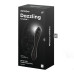 Двосторонній скляний дилдо Satisfyer Dazzling Crystal 1 Black, дуже міцний, без стопера - Фото №5