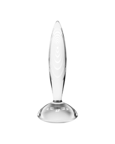 Скляна анальна пробка Satisfyer Sparkling Crystal, дуже міцна, термостійка - Фото №2