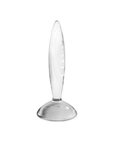 Скляна анальна пробка Satisfyer Sparkling Crystal, дуже міцна, термостійка - Фото №4