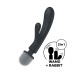 Вібратор-кролик з вібромасажером Satisfyer Triple Lover Grey, 3 мотори - Фото №1