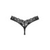 Мереживні стрінги Obsessive Donna Dream thong M/L Black, низька посадка - Фото №4
