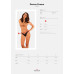 Мереживні стрінги Obsessive Donna Dream thong M/L Black, низька посадка - Фото №5
