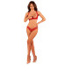 Комплект білизни Obsessive Lacelove cupless 2-pcs set XL/2XL Red, відкритий доступ, відкриті груди - Фото №6