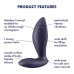 Анальная смарт-пробка с вибрацией Satisfyer Power Plug, очень мощная - Фото №6