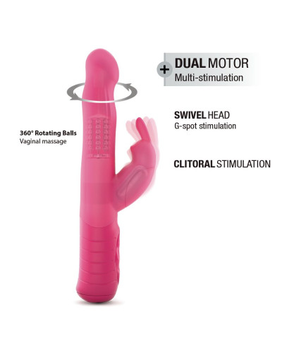Вибратор-кролик Dorcel Baby Rabbit Magenta 2.0 с жемчужным массажем и вращающейся головкой - Фото №3