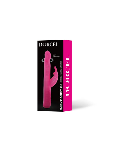 Вибратор-кролик Dorcel Baby Rabbit Magenta 2.0 с жемчужным массажем и вращающейся головкой - Фото №6