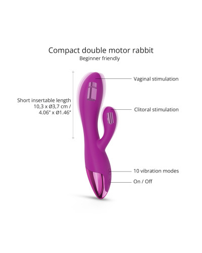 Вибратор-кролик Love To Love FUNKY BUNNY - SWEET ORCHID - Фото №2