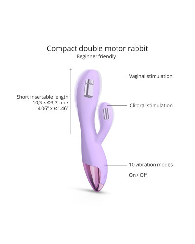 Вибратор-кролик Love To Love FUNKY BUNNY - VIVA MAUVE - Фото №2