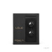 Вагінальні кульки LELO Luna Beads Noir Black, зміщений центр ваги, діаметр 2,9 см, 2х37 г - Фото №3