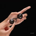 Вагінальні кульки LELO Luna Beads Noir Black, зміщений центр ваги, діаметр 2,9 см, 2х37 г - Фото №4