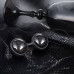 Вагінальні кульки LELO Luna Beads Noir Black, зміщений центр ваги, діаметр 2,9 см, 2х37 г - Фото №5