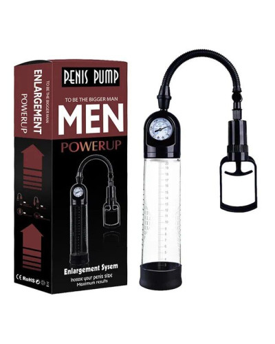 Вакуумна помпа Men Powerup зі стрілковим манометром та ручним насосом - Фото №1
