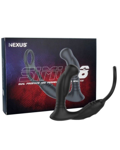 Стимулятор простати Nexus SIMUL8 Prostate Stimulator з ерекційним кільцем - Фото №2