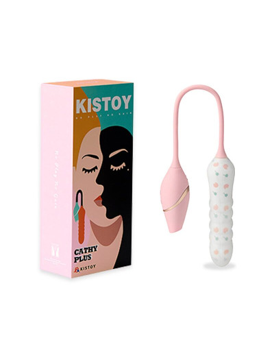 Пульсатор с вакуумным стимулятором KISTOY Cathy Plus на гибкой сцепке - Фото №2