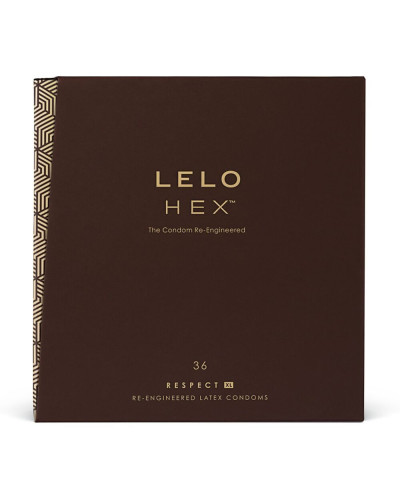 Презервативи LELO HEX Condoms Respect XL 36 Pack (м'ята упаковка!!!) - Фото №1