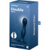 Дилдо Satisfyer Double Ball-R Dark Blue, унисекс, подвижные шарики внутри, на присоске - Фото №4