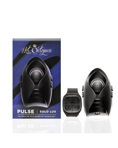 Іграшка для пеніса Hot Octopuss PULSE SOLO LUX, пульсація, використання без рук - Фото №9