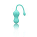 Виброяйцо для точки G с пультом управления Romp Cello Light Teal, водонепроницаемое - Фото №3
