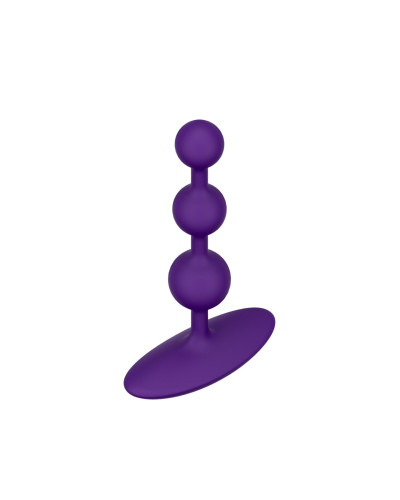 Анальне намисто Romp Amp Dark Purple, силікон, макс. діаметр 2,6 см - Фото №2