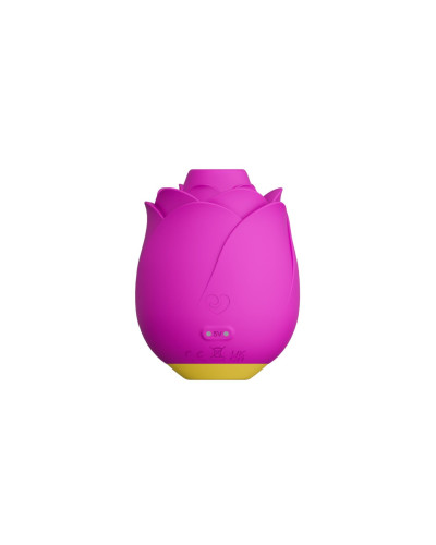 Шикарний вакуумний кліторальний стимулятор Romp Rose Pink, у вигляді троянди - Фото №2
