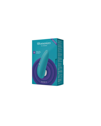 Вакуумний кліторальний стимулятор Womanizer Starlet 3 TURQUOISE - Фото №6
