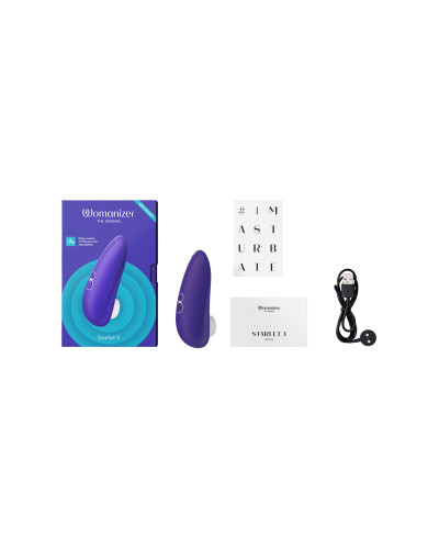 Вакуумный клиторальный стимулятор Womanizer Starlet 3 INDIGO - Фото №5