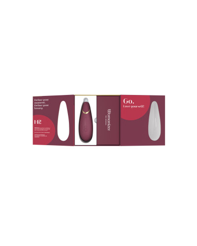 Вакуумный клиторальный стимулятор Womanizer Premium 2 - Bordeaux, функции Autopilot и Smart Silence - Фото №7