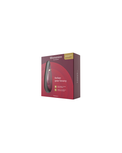 Вакуумный клиторальный стимулятор Womanizer Premium 2 - Bordeaux, функции Autopilot и Smart Silence - Фото №8