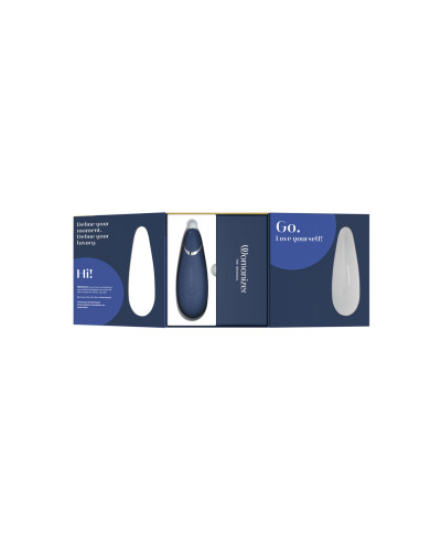 Вакуумный клиторальный стимулятор Womanizer Premium 2 - Blueberry, функции Autopilot и Smart Silence - Фото №7