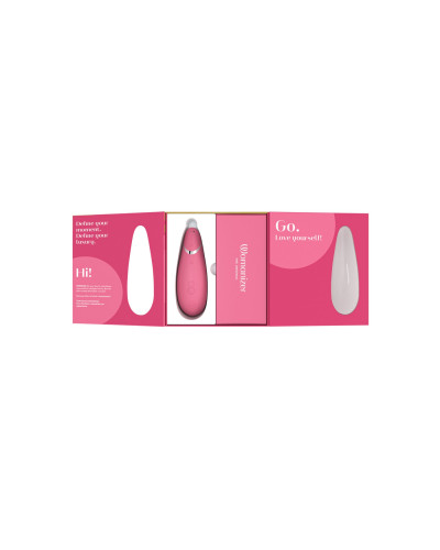 Вакуумный клиторальный стимулятор Womanizer Premium 2 - Raspberry, функции Autopilot и Smart Silence - Фото №7