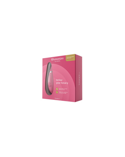 Вакуумный клиторальный стимулятор Womanizer Premium 2 - Raspberry, функции Autopilot и Smart Silence - Фото №8