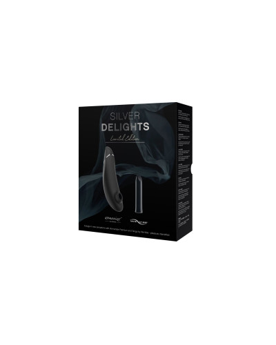 Преміальний подарунковий набір Silver Delights Collection: Womanizer Premium та We-Vibe Tango - Фото №7