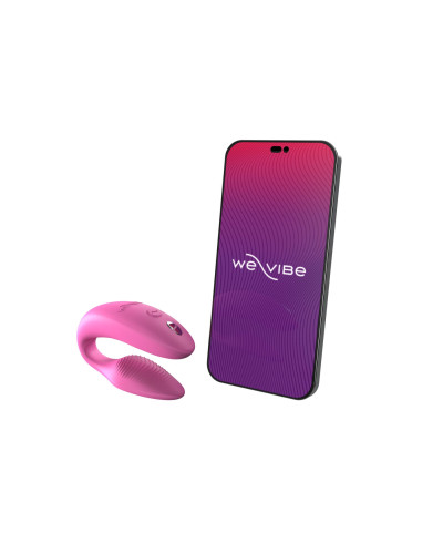 Смарт-вібратор для пар We-Vibe Sync 2 Rose, 10 віброрежимів, пульт ДК - Фото №1