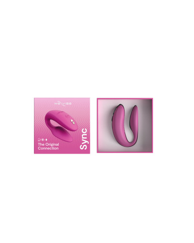Смарт-вібратор для пар We-Vibe Sync 2 Rose, 10 віброрежимів, пульт ДК - Фото №7