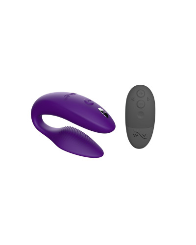 Смарт-вибратор для пар We-Vibe Sync 2 Purple, 10 виброрежимов, пульт ДУ - Фото №2
