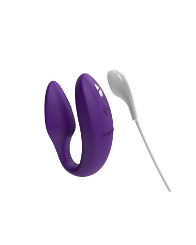 Смарт-вибратор для пар We-Vibe Sync 2 Purple, 10 виброрежимов, пульт ДУ - Фото №6