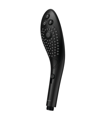 Насадка-стимулятор для душу 2в1 Womanizer Wave Black, масажер для інтимних зон - Фото №1
