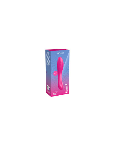 Смарт-вібратор We-Vibe Rave 2 Twisted Pleasure Pink, для точки G та входу в піхву, 2 мотори - Фото №8