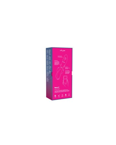 Смарт-вібратор We-Vibe Rave 2 Twisted Pleasure Pink, для точки G та входу в піхву, 2 мотори - Фото №9