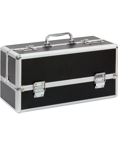 Великий кейс для зберігання секс-іграшок BMS Factory Large Lokable Vibrator Case Black, кодовий замо - Фото №1