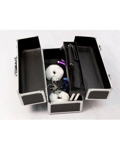 Великий кейс для зберігання секс-іграшок BMS Factory Large Lokable Vibrator Case Black, кодовий замо - Фото №6