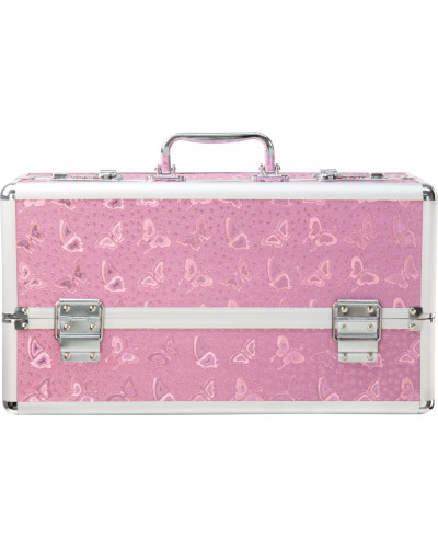 Великий кейс для зберігання секс-іграшок BMS Factory Large Lokable Vibrator Case Pink, кодовий замок - Фото №3