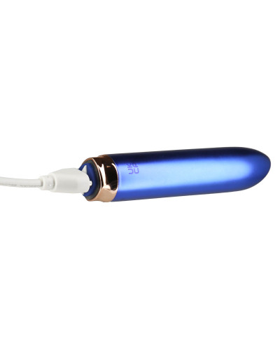 Віброкуля Swan Maximum + Comfy Cuff Blue, суперпотужна, різна інтенсивність, силіконова манжета - Фото №6