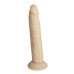 Фалоімітатор Naked Addiction — 9″ Silicone Dual Density Bendable Dildo Vanilla, віброкуля в подаруно - Фото №1