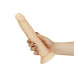 Фалоімітатор Naked Addiction — 9″ Silicone Dual Density Bendable Dildo Vanilla, віброкуля в подаруно - Фото №3