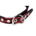 Кляп з трояндою Master Series: Eye-Catching Ball Gag With Rose, чорно-червоний - Фото №6