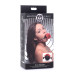 Кляп з трояндою Master Series: Eye-Catching Ball Gag With Rose, чорно-червоний - Фото №8