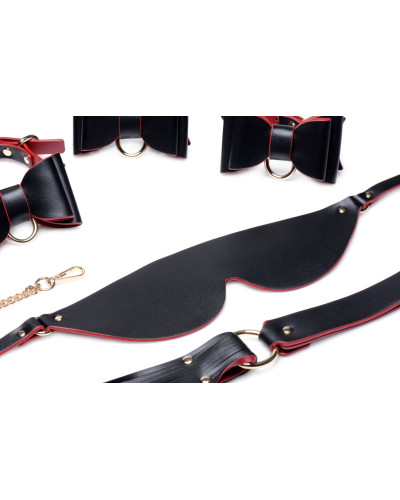 Набор БДСМ с дорожной сумкой Master Series: Bow — Luxury BDSM Set With Travel Bag, 11 предметов - Фото №5